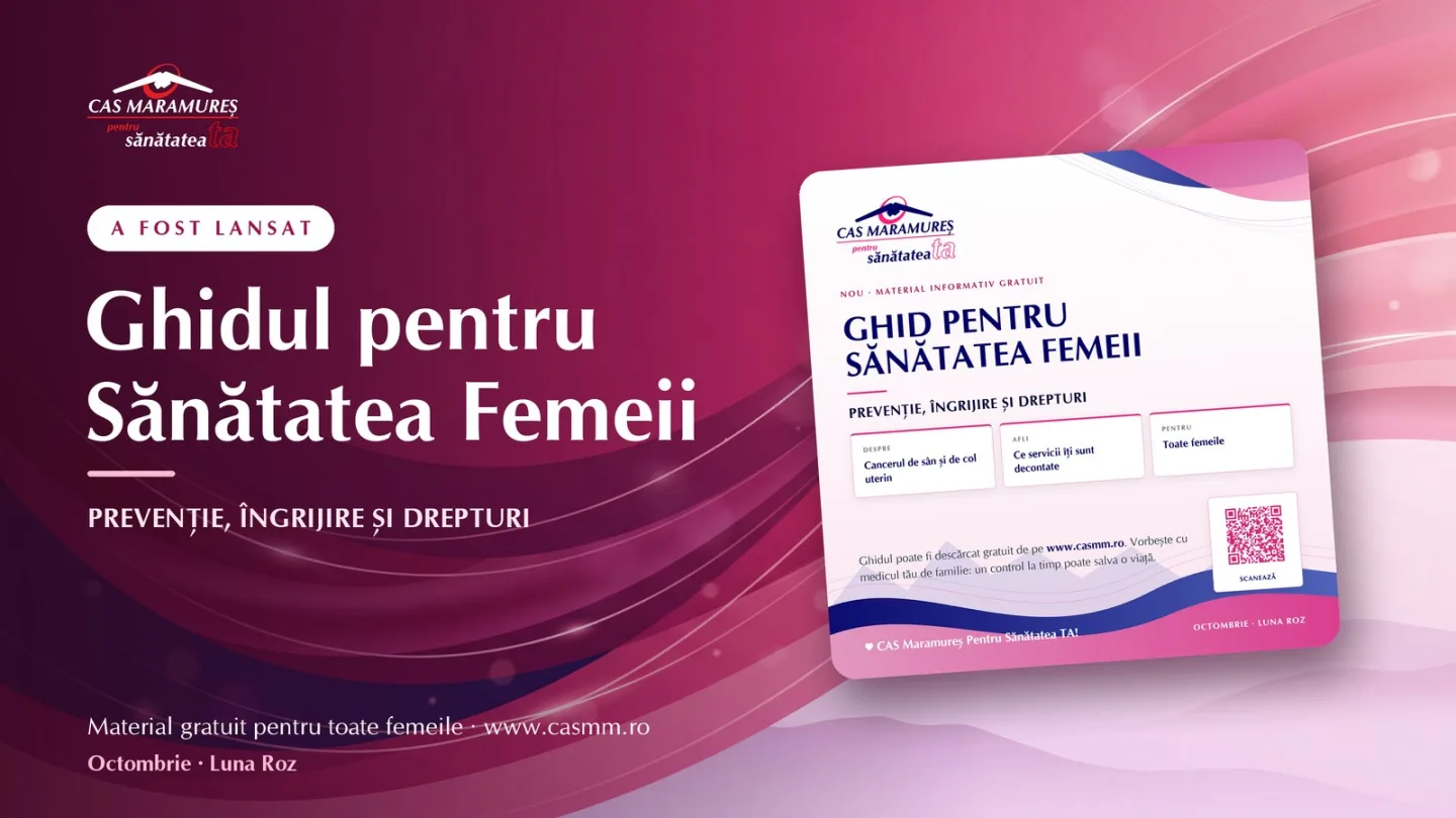 A fost lansat Ghidul pentru Sănătatea Femeii: prevenție, îngrijire și drepturi